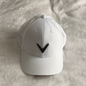 Callaway White Baseball Cap with Black Logo